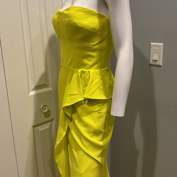 NWOT Dress the Population Kai in lemongrass - Picture 9 of 15